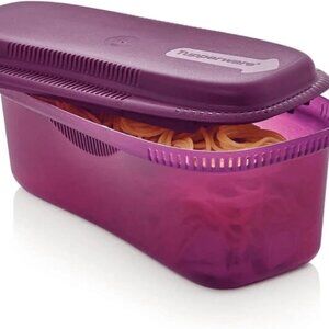 Tupperware Microwave Pasta Master Noodle Cooker Drain Serve Store All in One NEW